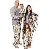Burt's Bees Baby Family Matching Holiday Pajamas - Organic Cotton PJs for Infants, Toddlers, Kids, Men, and Women