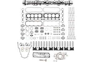 Daysyore NON AFM DOD Disable Camshaft Lifters for 2007-2014 Avalanche Silverado Tahoe Sierra Yukon 5.3L Valley Cover Timing Chain Oil Pump 5.3 Head Gasket