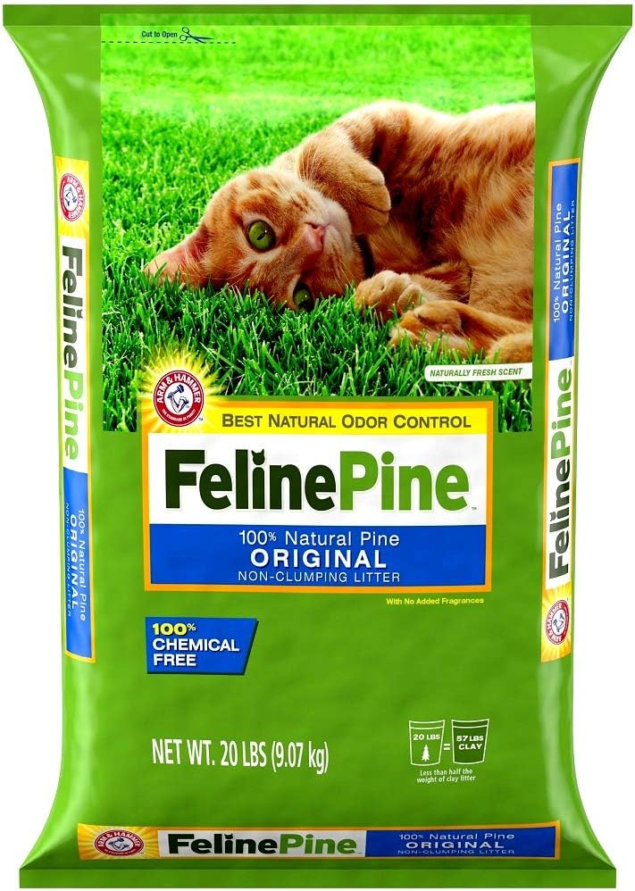 Feline Pine Pet Care Cat Litter Original 20lb Pet Supplies