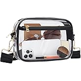 Aodotx Clear Bag Stadium Approved, Clear Crossbody Bag Purses for women for Concert, Sports, Festivals