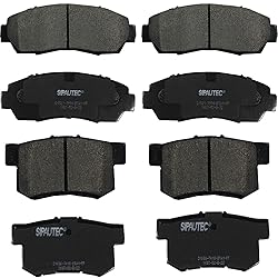 SIPAUTEC-8pcs Front Rear Ceramic Brake Pads