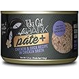 Tiki Cat After Dark Pate+, Chicken & Duck, High-Protein and 100% Non-GMO Ingredients, Wet Cat Food for Adult Cats, 5.5 oz. Cans (Pack of 8)