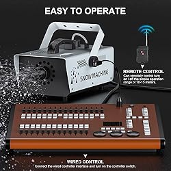 1000W Snow Machine Remote & Manual Control