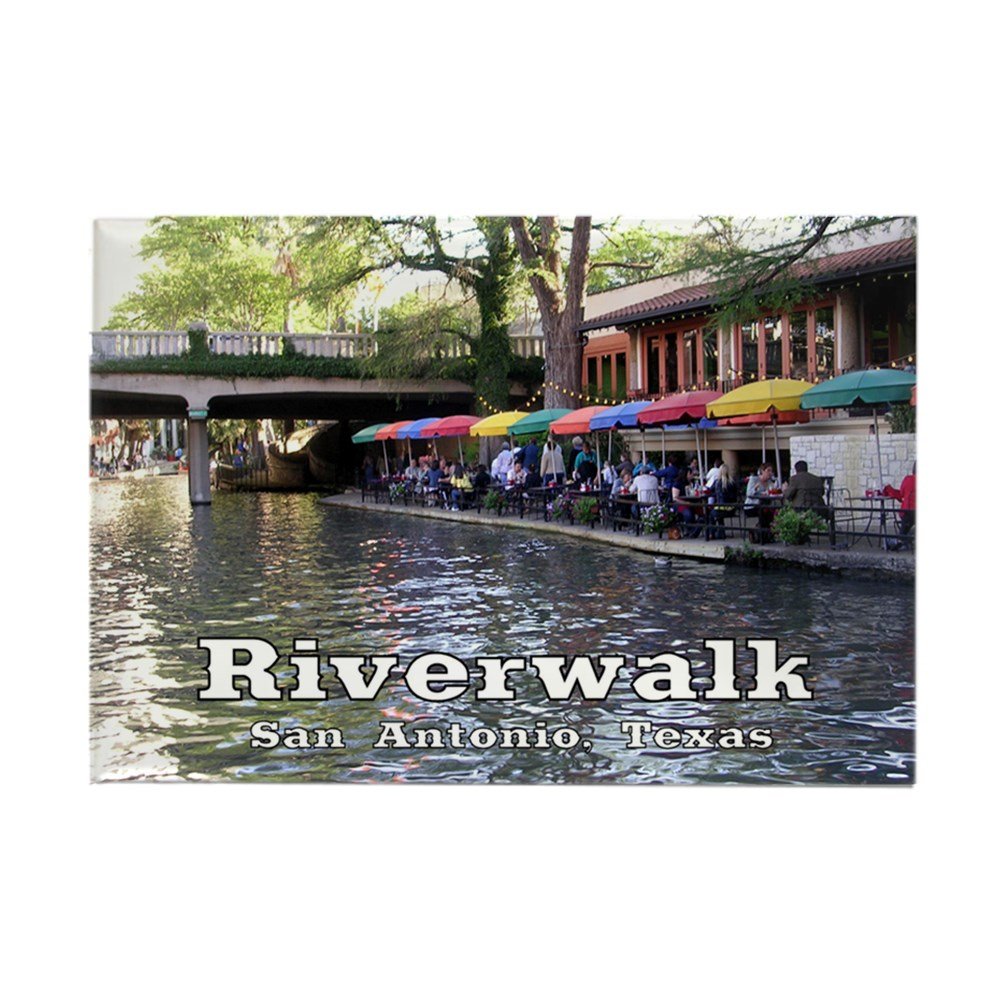 CafePress Riverwalk, San Antonio,TEXAS Rectangle Magnet, 2"x3" Refrigerator Magnet