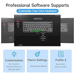 DIERYA DK63 60% Wireless Mechanical Gaming Keyboard