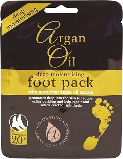 Xpel Multi Pack Deep Moisturising Foot Pack with Moroccan Argan Oil 3 Packs