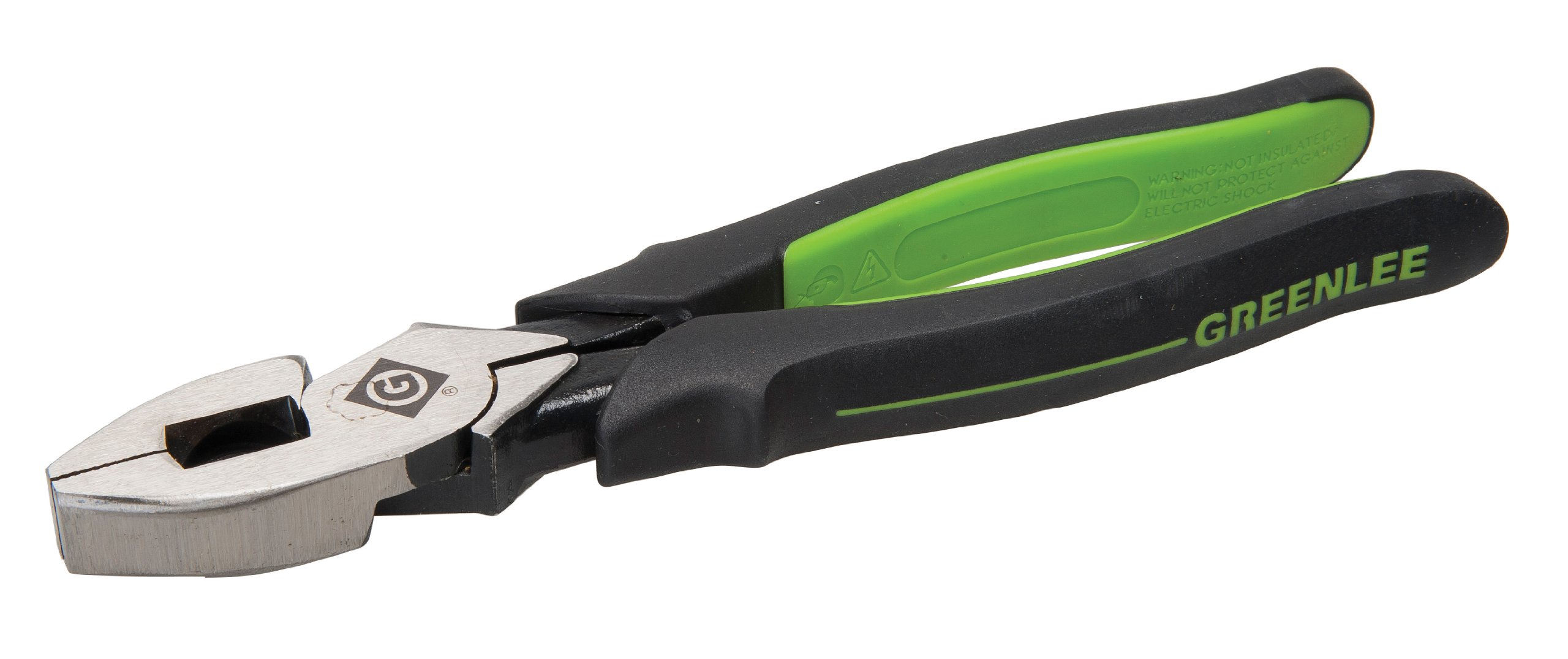 Greenlee 0151-08M High Leverage Side-Cutting Pliers, Molded Grip, 8"