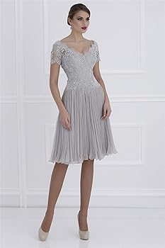 grey and silver dress