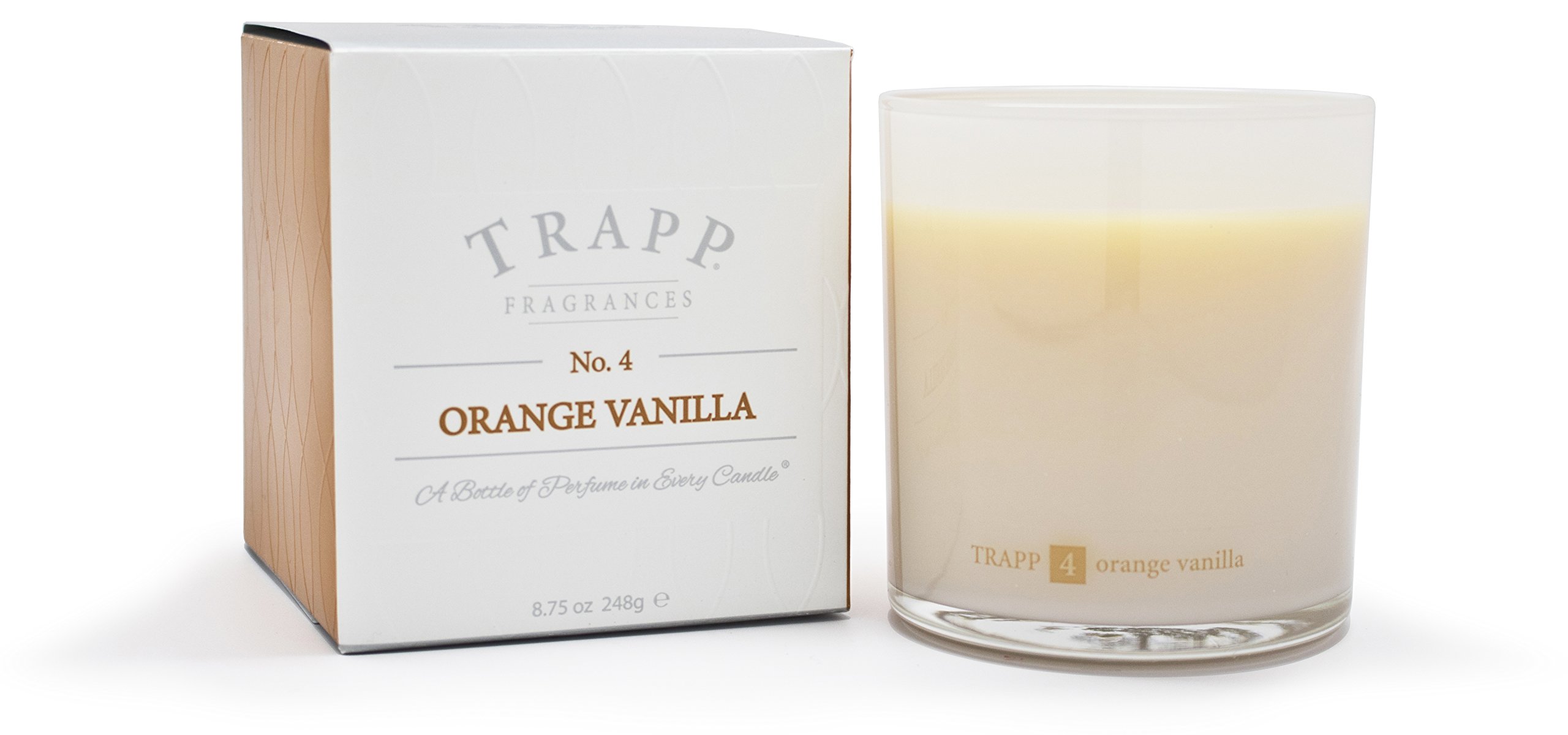 Trapp Ambiance Collection No. 4 Orange Vanilla Poured Scented Candle, 8