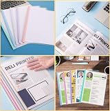 ASelected 20 Pcs A4 Report Covers with Sliding Bar 60 Sheet Capacity view 3