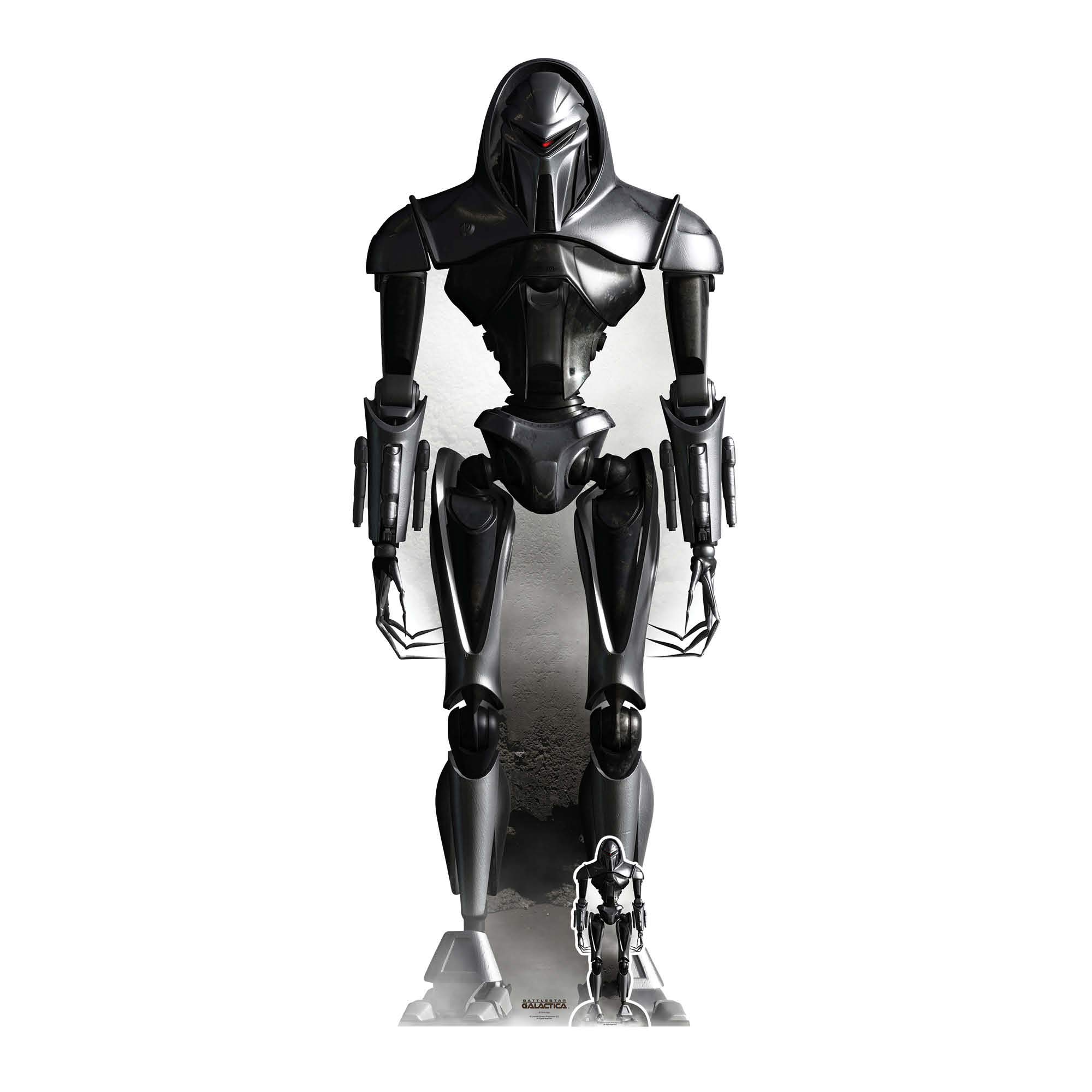 Star Cutouts SC1643 Cylon Battlestar Galactica Lifesize Cardboard Cutout – Sci-Fi Party Decoration, Event Display & Collector Gift