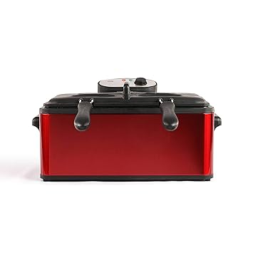 Domoclip DOC149 Maxifreidora, roja, 6 L, 3000 W: Amazon.es ...