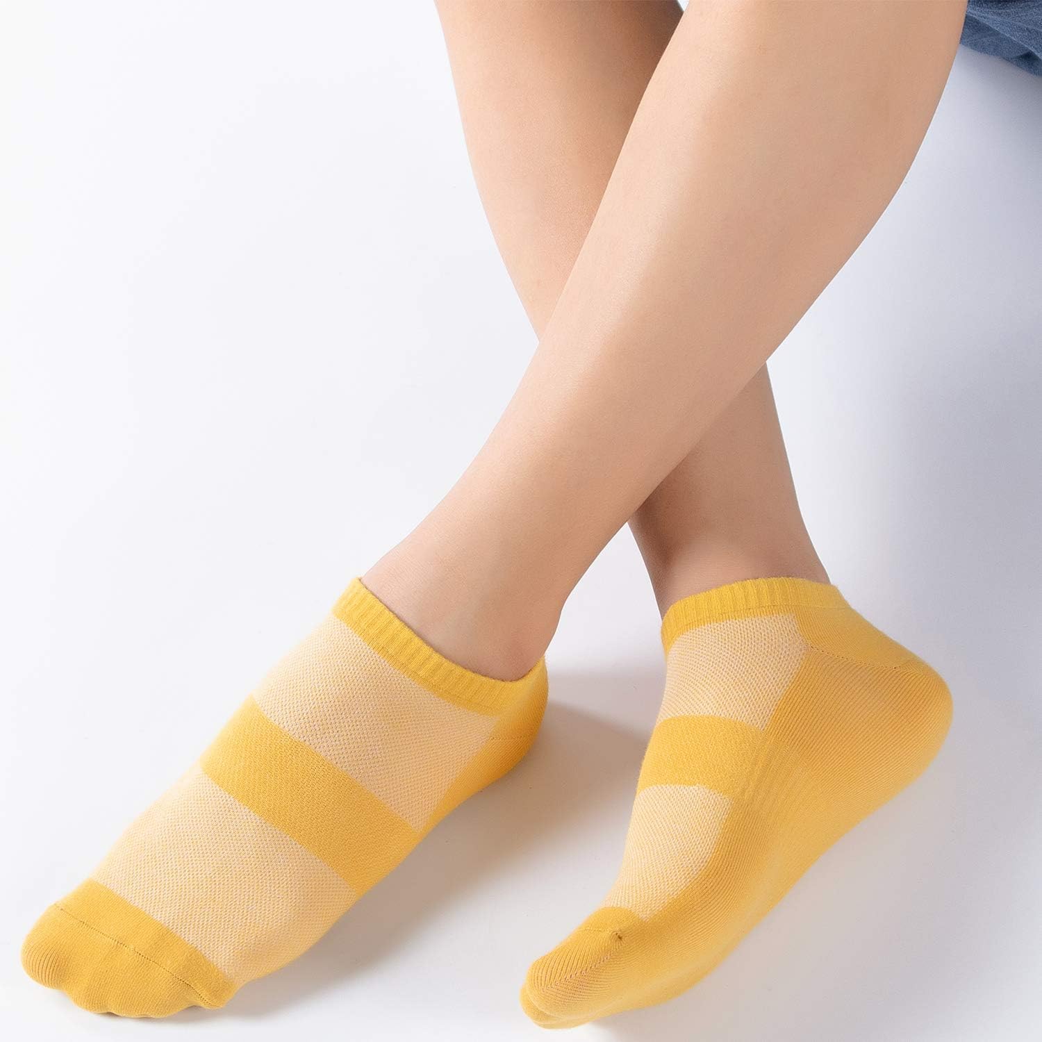 Cotton Running Low Cut Athletic Ankle Socks for Women, 9 Pairs No Show Black White Cotton Socks for Women Ladies at  Women’s Clothing store