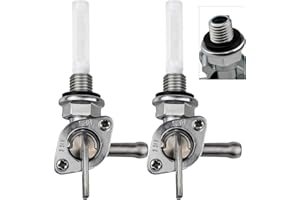 KyuerWK 2 PCS Fuel Tank Shut Off Valve Switch Petcock for Generator Champion, Gas Tank Valve Fit for Mini Bike/Go Kart/Dirt Bike/ATV, M10×1.25, OEM #28-1783-V