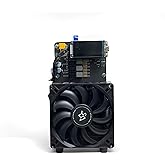 New Upgraded Bitcoin Miner NerdQaxe++ Rev 6.1 6T 100W | 2.4G WiFi 16.5 J/TH Crypto Machine, Quiet Open-Source Mining Machine, Dual Fan Design, High Efficiency (Black)