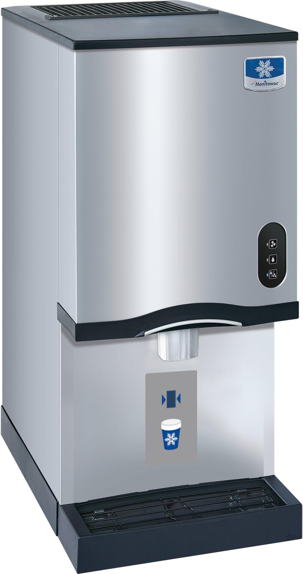 Manitowoc RNS12AT-161 RNS-12AT Air Cooled Countertop Nugget Ice Maker and Water Dispenser, 115V/60 Hz/1