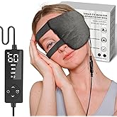 sticro Stye Eye Compress Heating Pad for Stye Treatment, Moist Heat Eye Mask for Stye Chalazion Blepharitis Relief, 3 Temp & 5Timer Settings for Both Left & Right Eyes