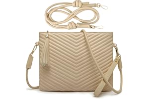 LYPULY Small Crossbody Bags for Women, Trendy Vegan Leather Shoulder Purses, Clutch Wallet with Wristlet Strap