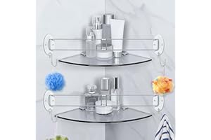XFIRE-GEAR 【2025 New】 Adjustable 7.8-13.5 inch Rv Shower Corner Storage Bar, Stainless Steel Rv Shower Caddy for Corner Shelves in Camper, RV Bathroom Organization Must Have Accessories (2 Pack)
