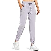 Libin Women's Lightweight Joggers Quick Dry Hiking Running Pants Athletic Workout Track Casual with Zipper Pockets