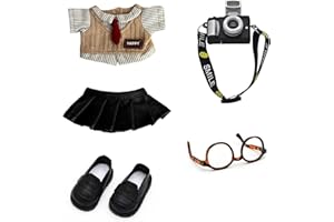 KERFULTY Clothes for 17cm Doll Outfit, Fashion Clothes Set ,Cute Exquisite Accessories for Doll Collection,Stylish Adorable Dolls Clothes Accessories ( No Doll Included ) (Clore-C)