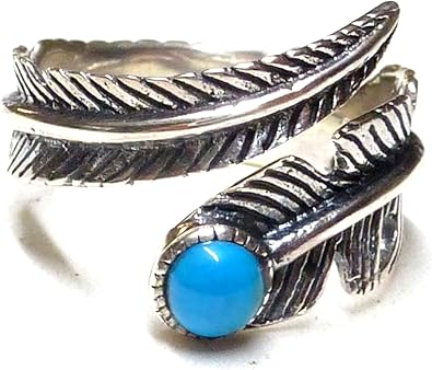 Silberring Band Ring Offen Motiv Seelenfeder Turkis Grosse 62 19 7 Offen Grossenvariabel Sterling Silber Geschenk Schmuck Unisex Amazon De Schmuck