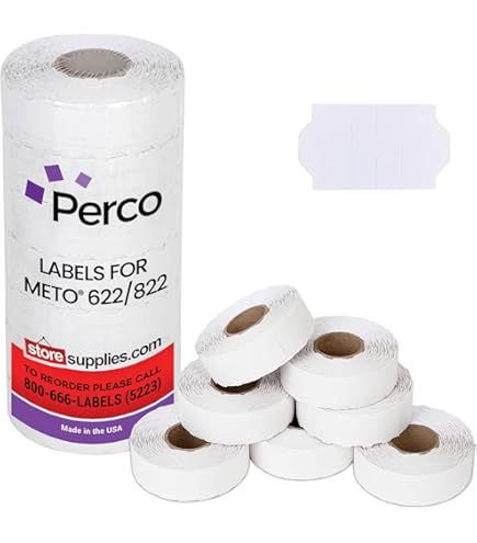 Amazon.com : Meto Labels 2600 Series (White) Fits 5S.26, 826, 1026