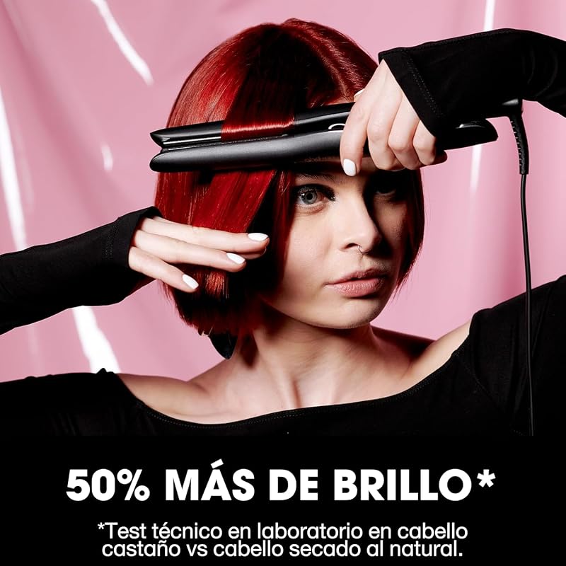 ghd Mini Styler - Alisador de Cabelo Profissional para Cabelos Curtos e Franjas, Placas Mais Estreitas, Unissexo para Mulheres e Homens, Penteados de Precisão, Cor Preto (European Plug)