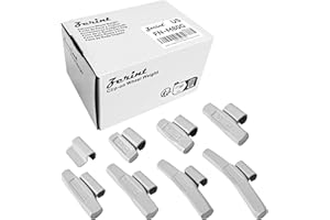 Zerint FN-M80G Lead Free Wheel Weight Kit FN Style ; Grey 80 pcs/kit: 5g, 10g, 15g, 20g 15pcs Each;30g, 40g, 50g, 60g 5pcs Ea