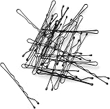 Manicare Kirbigrips Black 5cm Pack of 24 - Waved Bobby Pins for Updos view 2