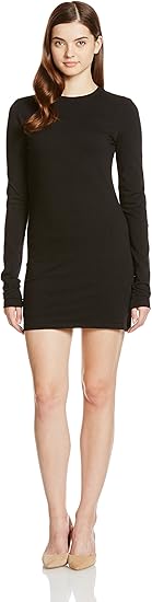 エモダ Emoda エモダ Fit Over Sleeves Op 09 Blk M ワンピース チュニック 通販 Amazon