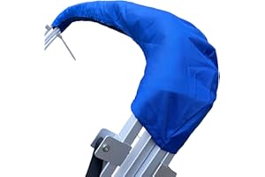 CYPRESS ROWE OUTFITTERS Oversize Replacement Bimini Top Canvas Storage Boot, Fits up to 103" / 8.5' Wide, Fits Very Large Tubing and Robust Bulky Biminis (Blue)