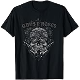 Guns N' Roses Official Skull Guns Bandanna T-Shirt