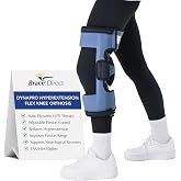 Brace Direct DynaPro Hyperextension Knee Brace - Contracture Orthosis | Static-Dynamic LLPS Therapy Flex Knee Extension Device for Spasticity and Neurological Rehabilitation (Large)