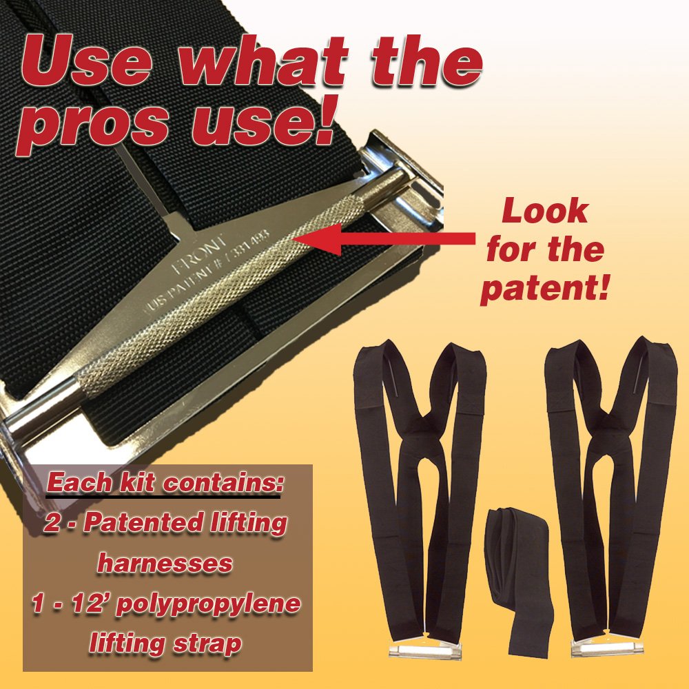 Shoulder Dolly Moving Straps Lifting Strap for 2 Movers Move, Lift, Carry, And Secure
