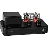Dayton Audio HTA20 Integrated Stereo Hybrid Hi-Fi Vacuum Tube Class A/B Amplifier 20 Watts RMS with Subwoofer Output, Headphone Output, Bluetooth 5.0 and USB DAC (HTA20)