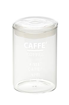 Bitossi Home BHV12616 Einmachglas, H.15,5 15, Word-Kollektion, Kaffee