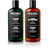 Brickell Men's Daily Revitalizing Hair Care Routine, Shampoo and Conditioner Set For Men, With Pro-Vitamin B5, Aloe, and Tea Tree Oil, Strength and Volume Enhancing Conditioner, Gift Set