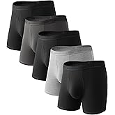 Natural Feelings Men's Underwear Viscose from Bamboo Boxer Briefs Underwear Pack for Men