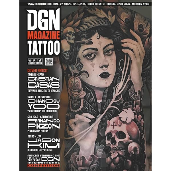 Amazon.com: DGN Tattoo Magazine - NISSACO- Issue #199: Book of