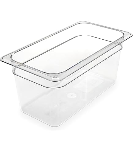 Amazon.com: Cambro Set of 3 Translucent Food Pans and Seal Covers