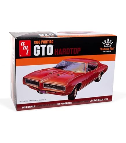 Amazon.com: 1/25 Scale 1966 Pontiac GTO Model Kit, Multi