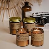 TOFU Scented Candles Gift Set 4 x 200g Soy Wax Glass Jars view 9