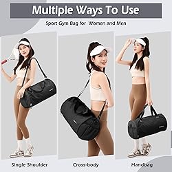 Gym Bag for Women,Sports Bag with Shoes Compartment