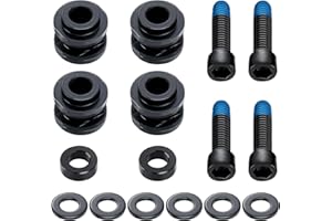 MoKitDora Hold Fast Backrest Sissy Bar Docking Hardware Kit for Harley 2018-later Softail Fat Boy FLFB, FLFBS, FXBR FXBRS FLDE, FLHC, FLHCS, Slim FLSL, FXBB, FXFBS, FLSB, FXLR, FXST Models, Black