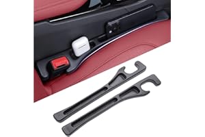 EnzeroTools Car Seat Gap Filler, 2-Pack No-Drop Seat Side Gap Seam Filler Organizer with Phone Holder, Universal Fit Fill The Gap Between Seat & Console, Perfect for Car, SUV, Truck