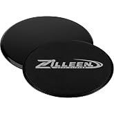 ZILLEEN Exercise Sliders for Working Out Pilates Fitness Discs 2pcs | Strength Slides for Yoga Pilates Aerobics Lunges Squats, Women &amp; Men