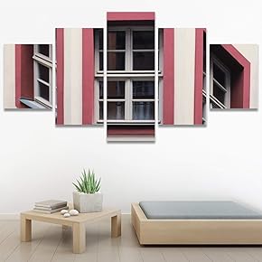 SIGNWIN 5 Panel Canvas Wall Art Modern Art...