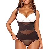 REDPAI Body Shaper Tummy Control Shapewear Bodysuit for Women Waist Trainer Butt Lift Faja Body Suit