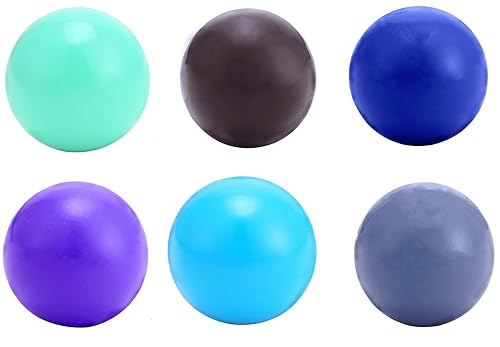Morella Damen Engels-Klangkugel-Set Ø 16 mm 6 Kugeln in den Farben Dunkelblau Braun Hellblau Grau Mint und Lila